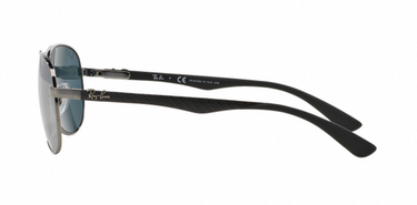 Ray-Ban Carbon Fibre RB8313 004/K6 Shiny Gunmetal