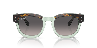 Ray-Ban Mega Hawkeye RB0298S 1376M3 Havana op transparant groen
