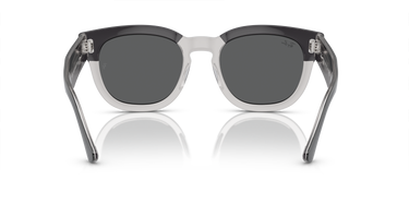 Ray-Ban Mega Hawkeye RB0298S 1396B1 Grijs op transparant grijs
