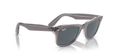 Ray-Ban Wayfarer RB2140 1355R5 Grijs op transparant