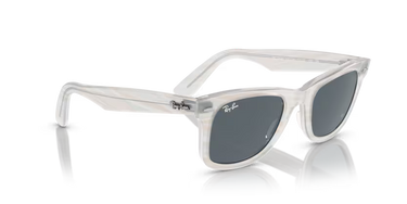 Ray-Ban Wayfarer RB2140 1407R5 Fotochroom Gestreept Lichtblauw