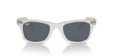 Ray-Ban Wayfarer RB2140 1407R5 Fotochroom Gestreept Lichtblauw