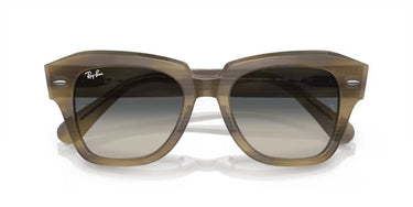 Ray-Ban State Street RB2186 140571 Groen Gestreept