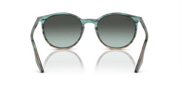 Ray-Ban RB2204 1394GK Gestreept blauw en groen