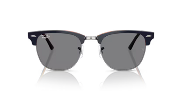 Ray-Ban Clubmaster RB3016 1278B1 Staalgrijs Blauw