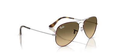 Ray-Ban Aviator RB3025 92700A Havana op Staalgrijs