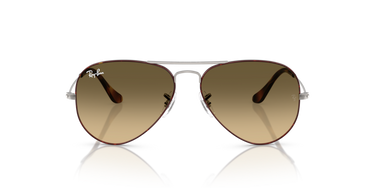 Ray-Ban Aviator RB3025 92700A Havana op Staalgrijs