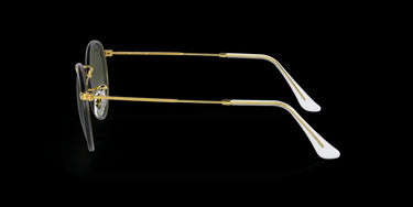 Ray-Ban Round Full Color RB3447JM 919671 Black on Gold