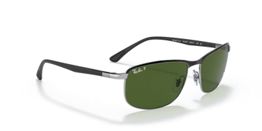 Ray-Ban RB3671CH 9144P1 Black on Silver