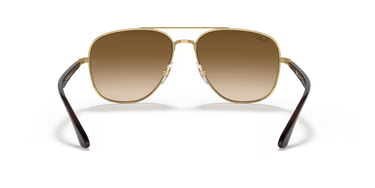 Ray-Ban RB3683 001/51 Gold Transparent Brown