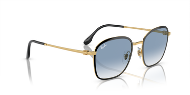 Ray-Ban RB3720 90003F Zwart op goud