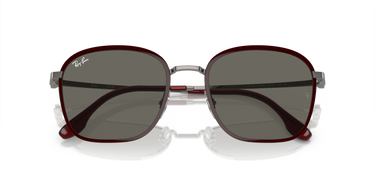 Ray-Ban RB3720 9263R5 Rood op staalgrijs