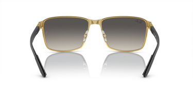 Ray-Ban RB3721 187/11 Zwart op Goud