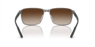 Ray-Ban RB3721 188/13 Bruin op staalgrijs
