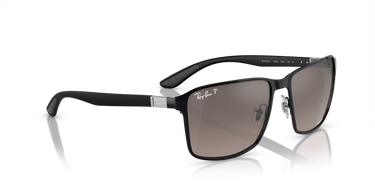Ray-Ban Chromance RB3721CH 186/5J Zwart op Zwart