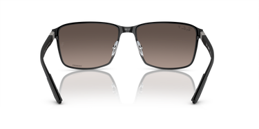 Ray-Ban Chromance RB3721CH 186/5J Zwart op Zwart