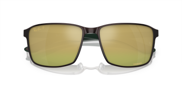 Ray-Ban Chromance RB3721CH 188/6O Bruin op staalgrijs