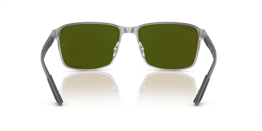 Ray-Ban Chromance RB3721CH 9144A1 Zwart op zilver