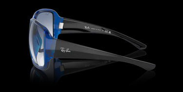 Ray-Ban Powderhorn RB4347 666019 Transparent Blue