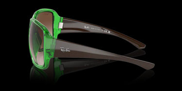 Ray-Ban Powderhorn RB4347 666113 Transparent Green