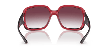 Ray-Ban Powderhorn RB4347 66628H Transparent Red