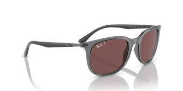 Ray-Ban RB4386 6650AF Transparent Grey