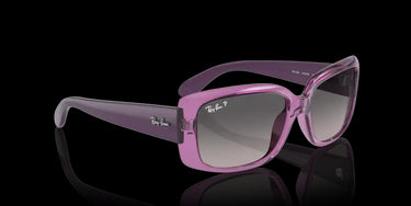 Ray-Ban RB4389 6443M3 Transparent Violet
