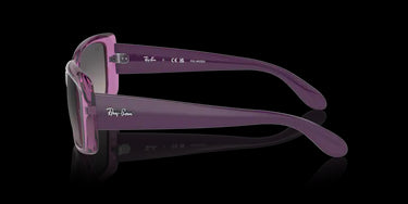 Ray-Ban RB4389 6443M3 Transparent Violet