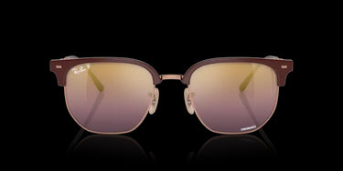 Ray-Ban New Clubmaster RB4416 6654G9 Bordeaux on Rose Gold