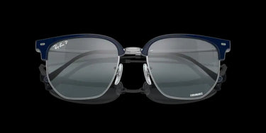 Ray-Ban New Clubmaster RB4416 6656G6 Blue on Silver