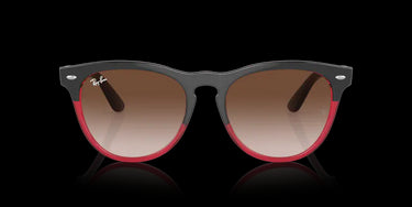 Ray-Ban Iris RB4471 663113 Grey on Transparent Red