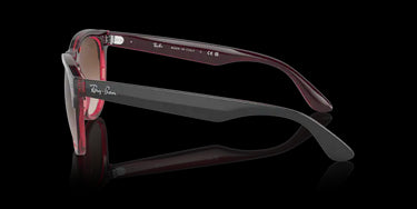 Ray-Ban Iris RB4471 663113 Grey on Transparent Red