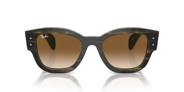 Ray-Ban Jorge RB7681S 140251 Gestreept Groen op groen