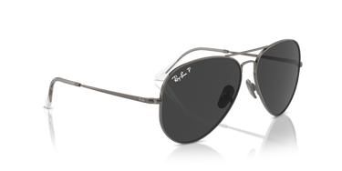 Ray-Ban Aviator Titanium RB8089 165/48 Staalgrijs