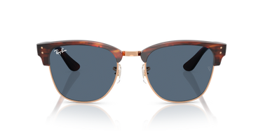Ray-Ban Clubmaster Reverse RBR0504S 13983A Gestreept Havana op Roségoud