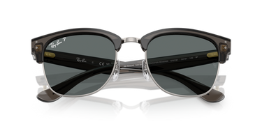 Ray-Ban Clubmaster Reverse RBR0504S 670781 Transparant Donkergrijs op Staalgrijs
