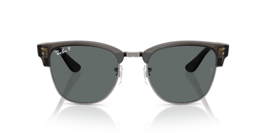 Ray-Ban Clubmaster Reverse RBR0504S 670781 Transparant Donkergrijs op Staalgrijs