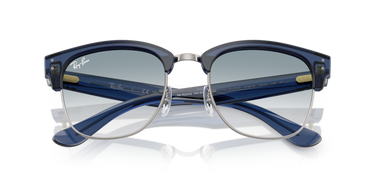Ray-Ban Clubmaster Reverse RBR0504S 670879 Transparant Marineblauw op Staalgrijs