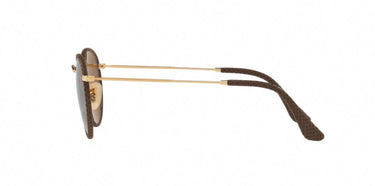 Ray-Ban Round Craft  RB3475Q 9041 Leather Brown