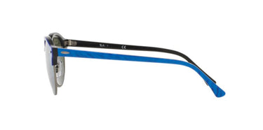 Ray-Ban Clubround RB4246 984/30 Top Wrinkled Blue On Black