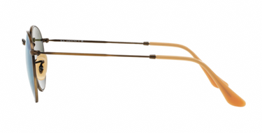 Ray-Ban Round Metal RB3447 167/1M Brushed Bronze Demi Shiny