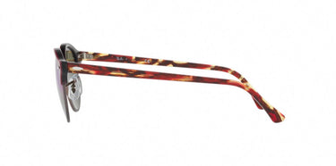 Ray-Ban Clubround RB4246 1222C2 Top Bordeaux On Transparent