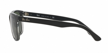 Ray-Ban RB4181 6130 Top Matte Black On Trasp Grey