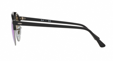 Ray-Ban Clubround Double Bridge RB4346 62507Q Shiny Black