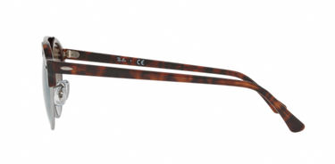 Ray-Ban Clubround Double Bridge RB4346 62519J Shiny Red Havana