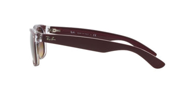 Ray-Ban New Wayfarer RB2132 605485 Top Matte Bordo