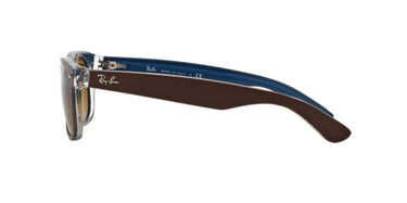 Ray-Ban Wayfarer RB2132 618985 Top MT Chocolate On Blue