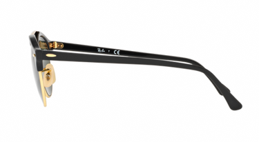 Ray-Ban Clubround Double Bridge RB4346 901 Black
