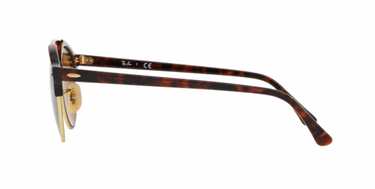 Ray-Ban Clubround Double Bridge RB4346 990/33 Shiny Red Havana