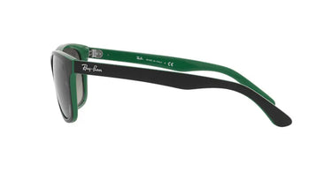Ray-Ban RB4181 656811 Mattle Black on Green